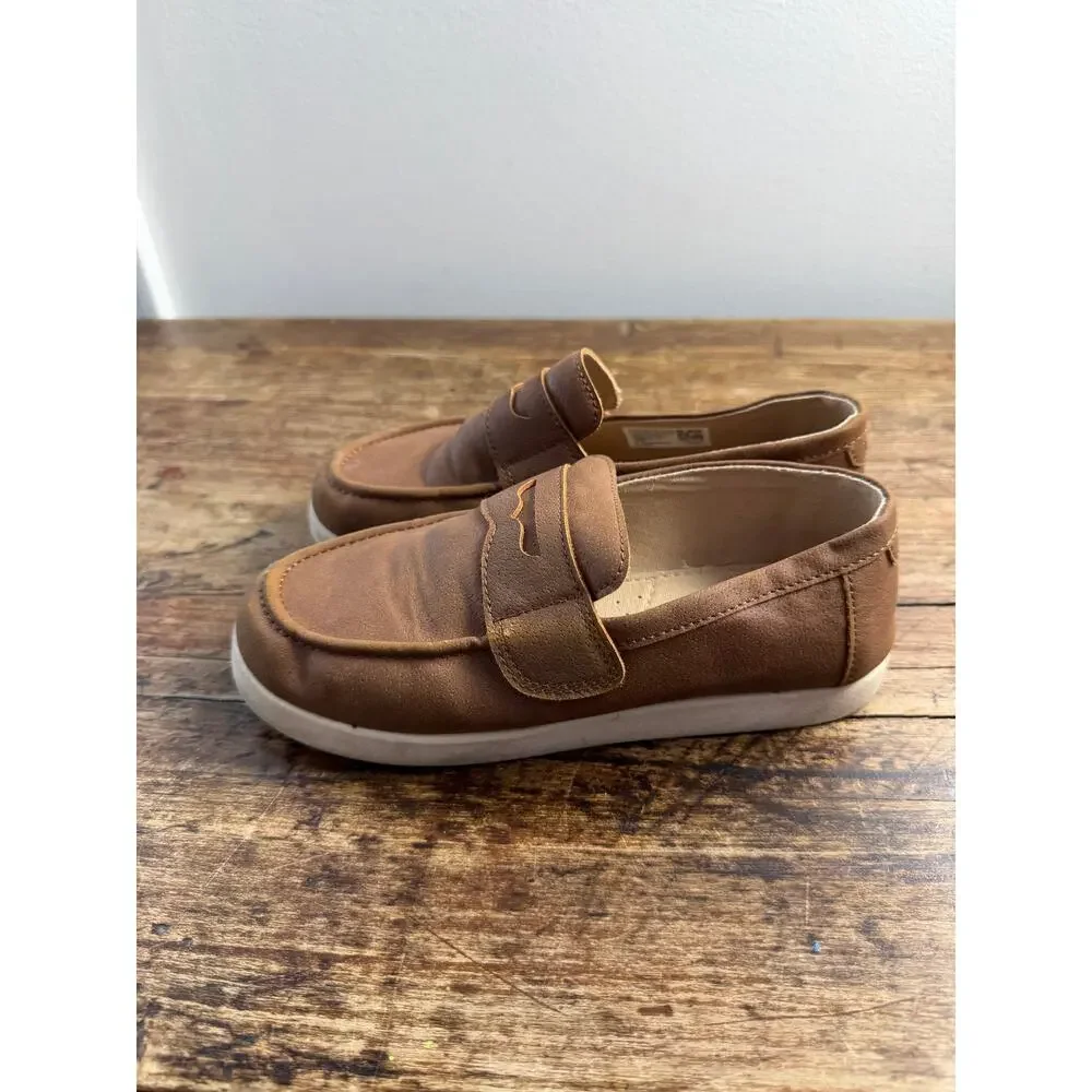 Tom's Youth Brown loafers size 1.5